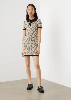 Nana Jacquard Floral Dress
