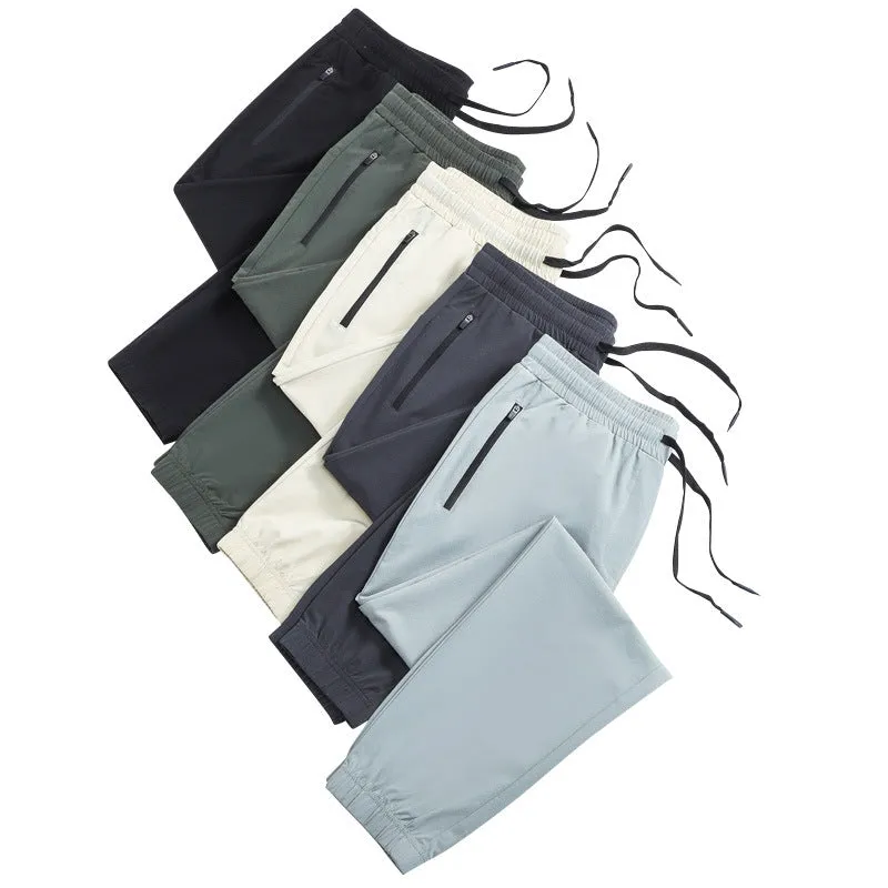 New Nylon Four-Way Stretch Sports Pants