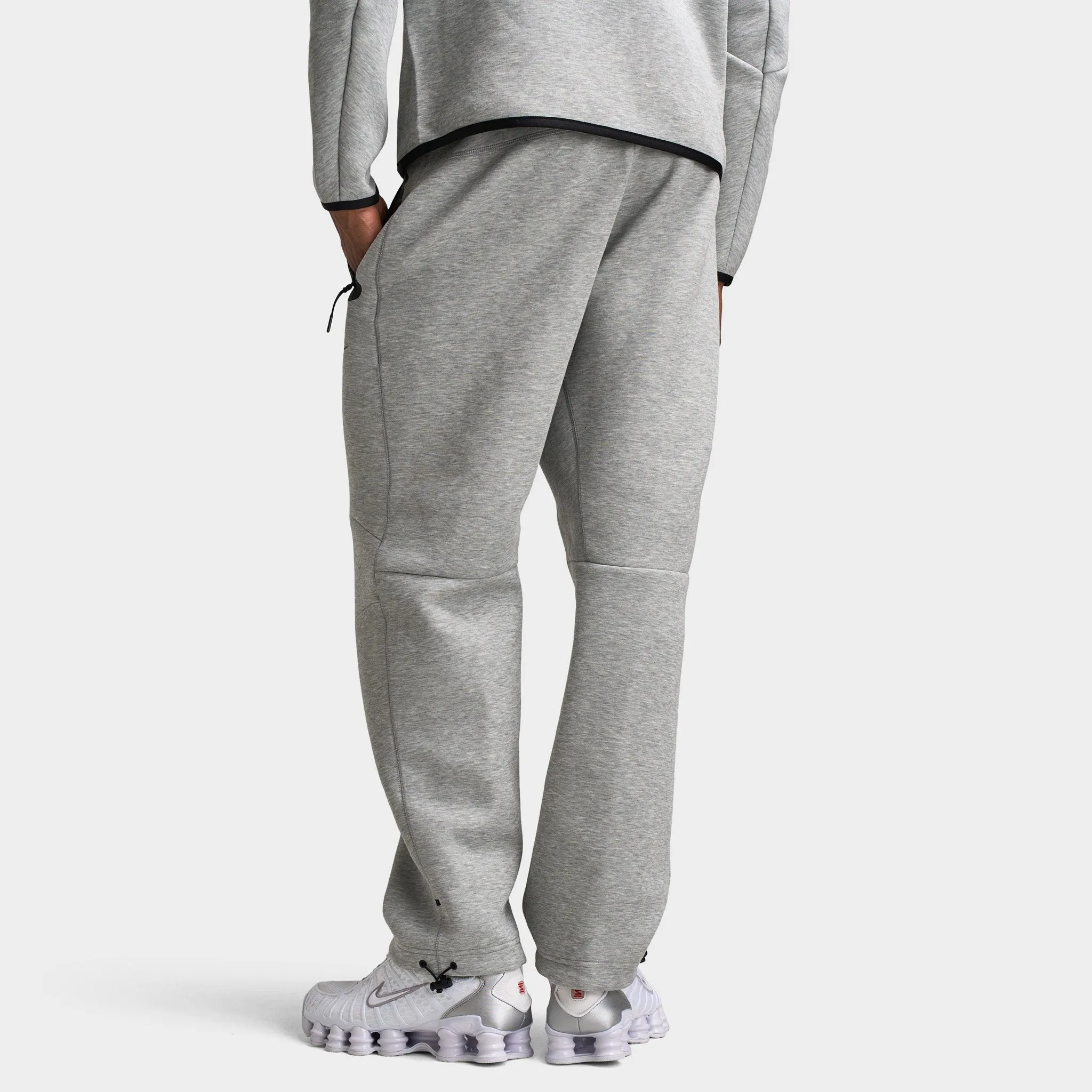 Nike Tech Fleece Open Hem Joggers Dark Heather Grey / Black