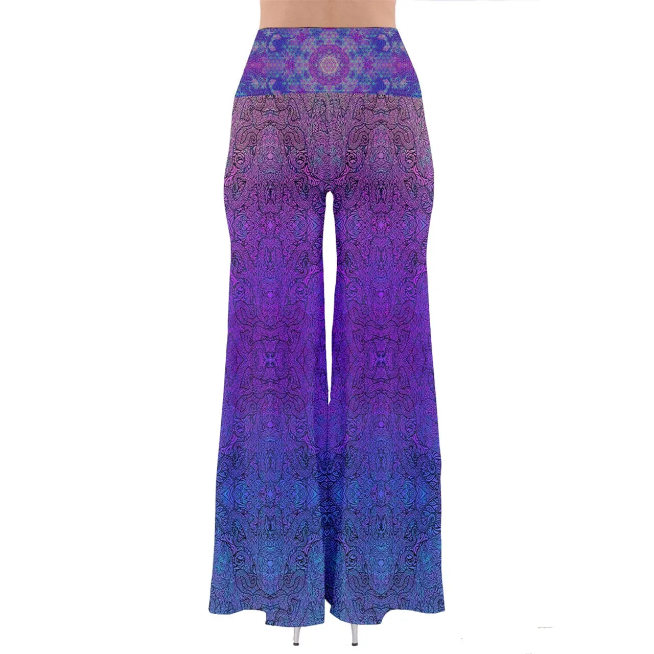 Octopus Flower Palazzo Pants