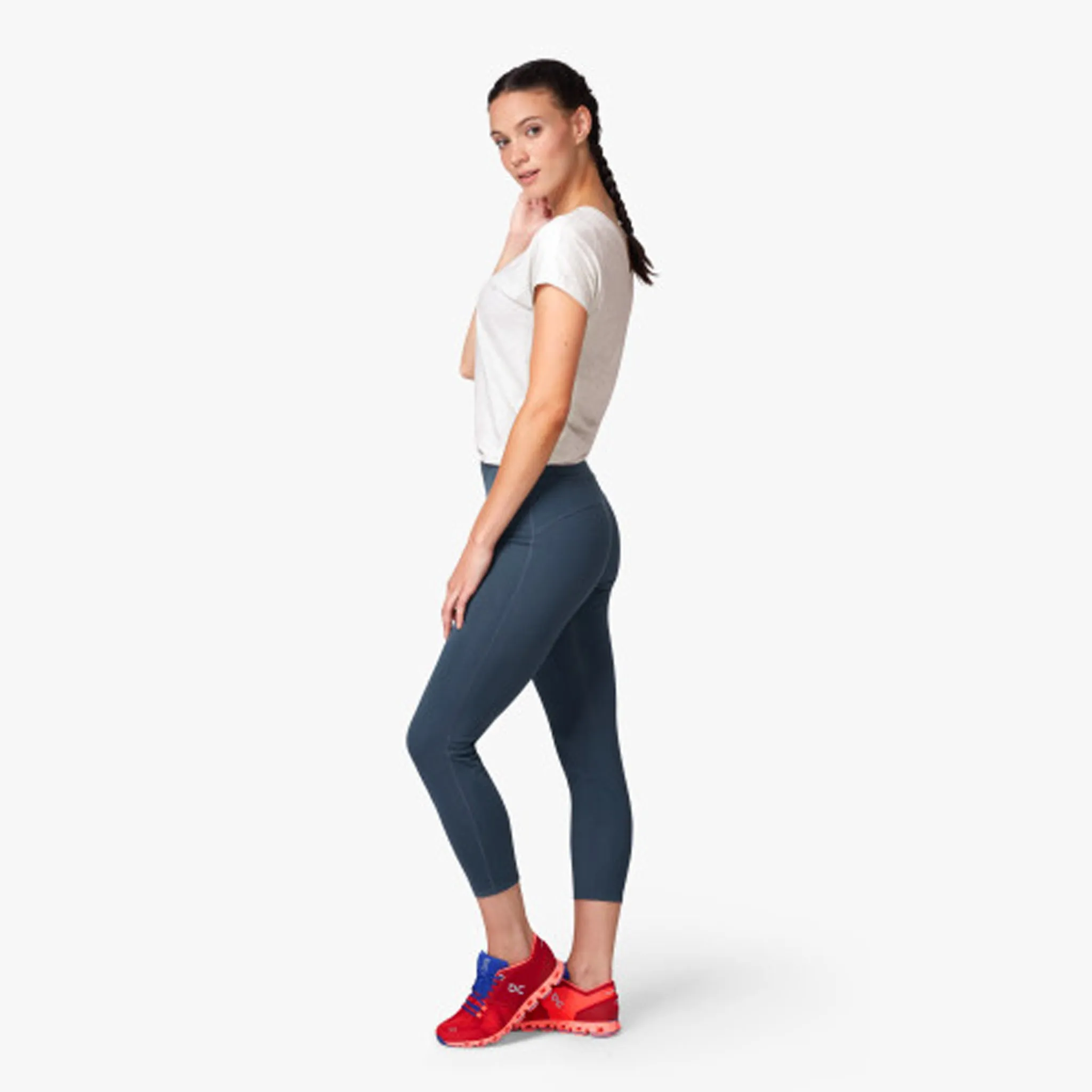 On Running 7-8 Tights Women's Navy