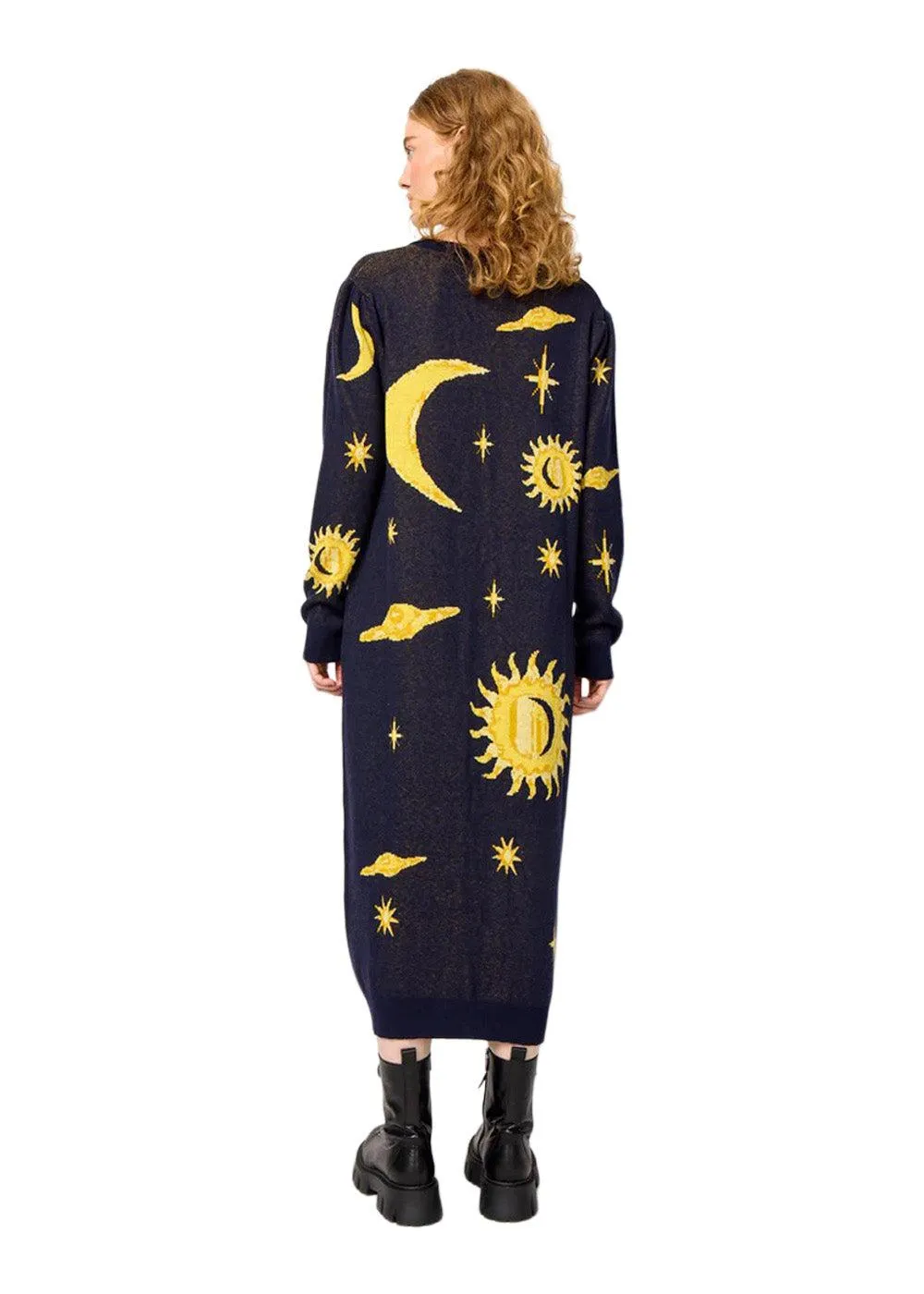 Orion Knit Dress - Midtnight Stars