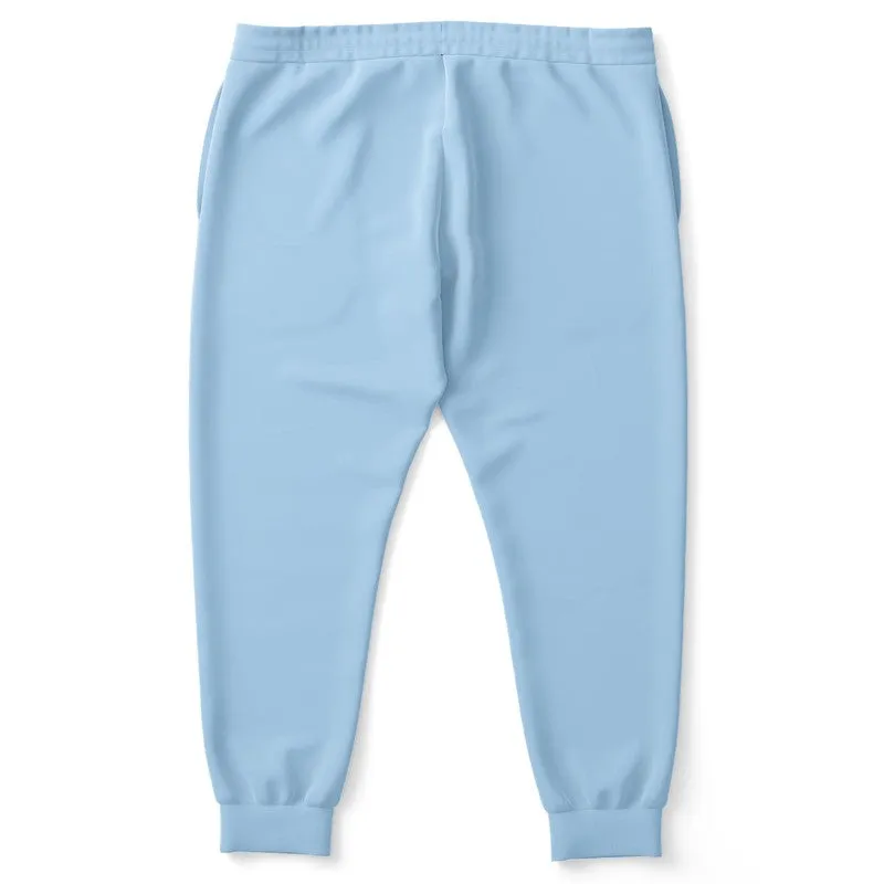 Pale Pastel Cyan Joggers | Unisex | with PLUS sizes | Bright Pale Pastel Cyan | C30M8Y0K0