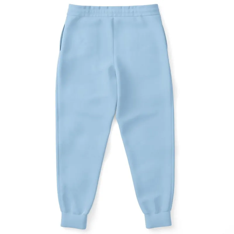 Pale Pastel Cyan Joggers | Unisex | with PLUS sizes | Bright Pale Pastel Cyan | C30M8Y0K0