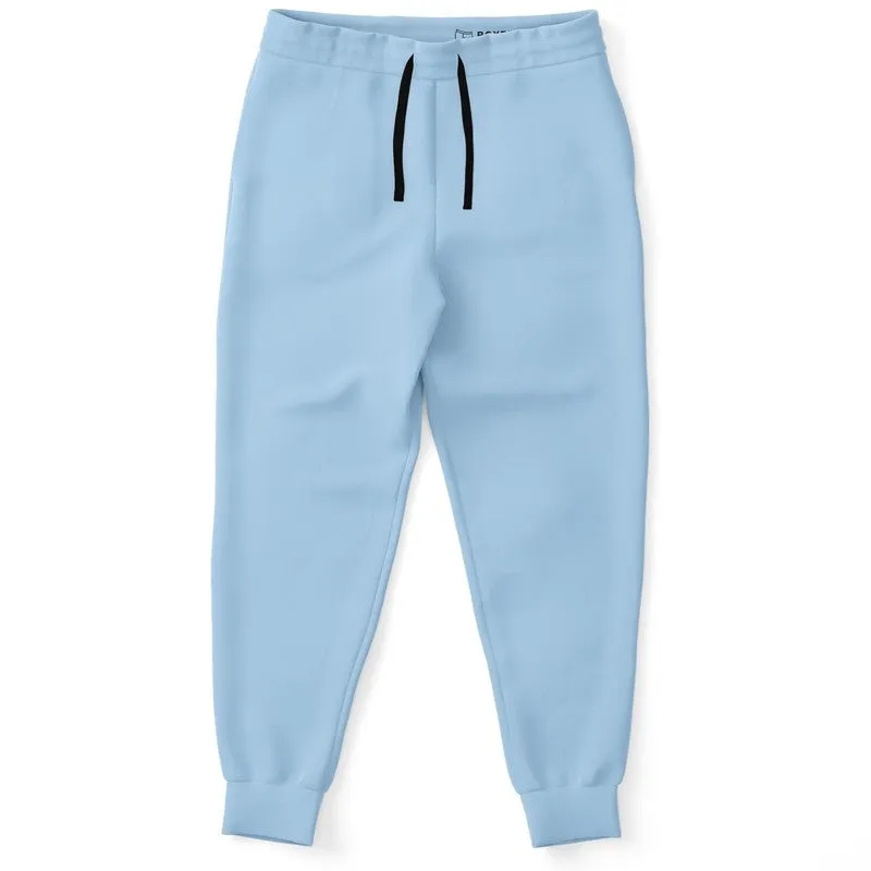 Pale Pastel Cyan Joggers | Unisex | with PLUS sizes | Bright Pale Pastel Cyan | C30M8Y0K0