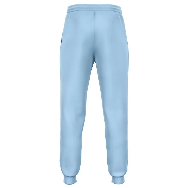 Pale Pastel Cyan Joggers | Unisex | with PLUS sizes | Bright Pale Pastel Cyan | C30M8Y0K0