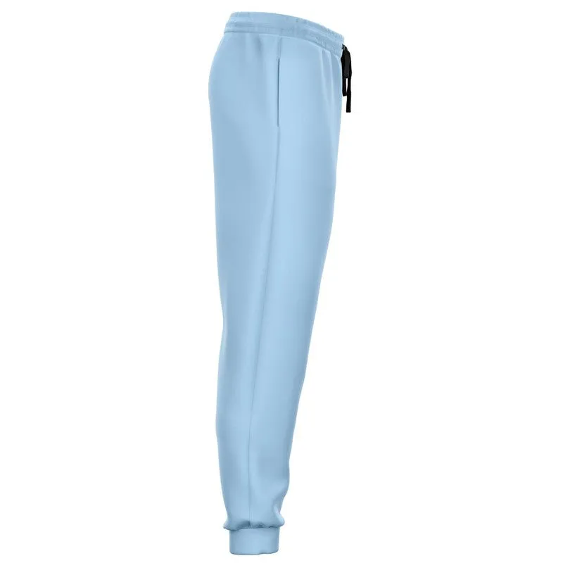 Pale Pastel Cyan Joggers | Unisex | with PLUS sizes | Bright Pale Pastel Cyan | C30M8Y0K0