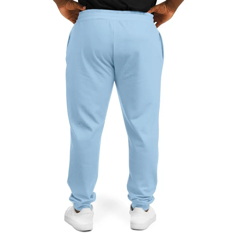 Pale Pastel Cyan Joggers | Unisex | with PLUS sizes | Bright Pale Pastel Cyan | C30M8Y0K0