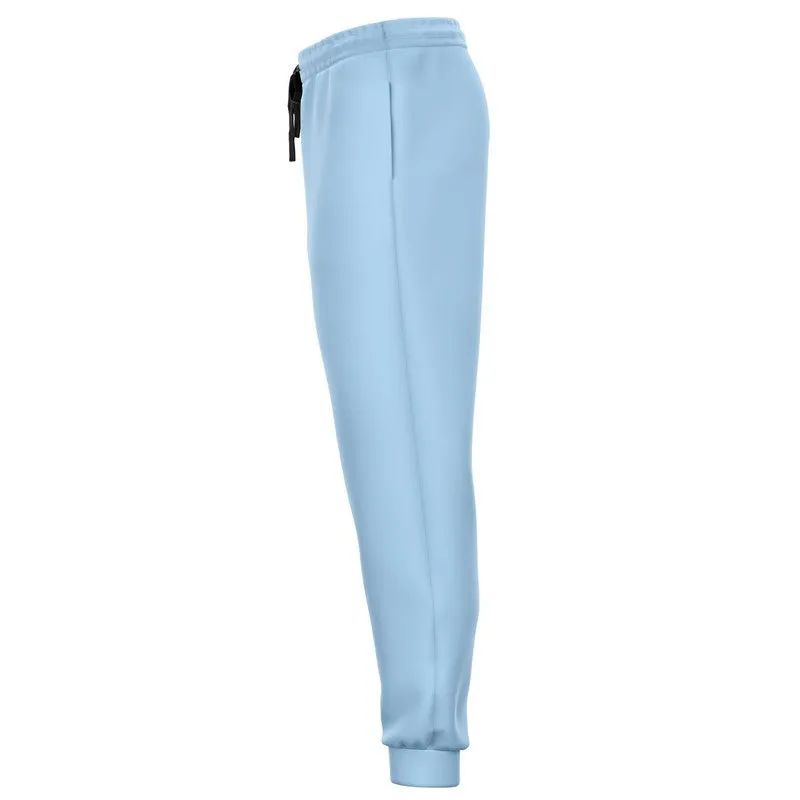 Pale Pastel Cyan Joggers | Unisex | with PLUS sizes | Bright Pale Pastel Cyan | C30M8Y0K0