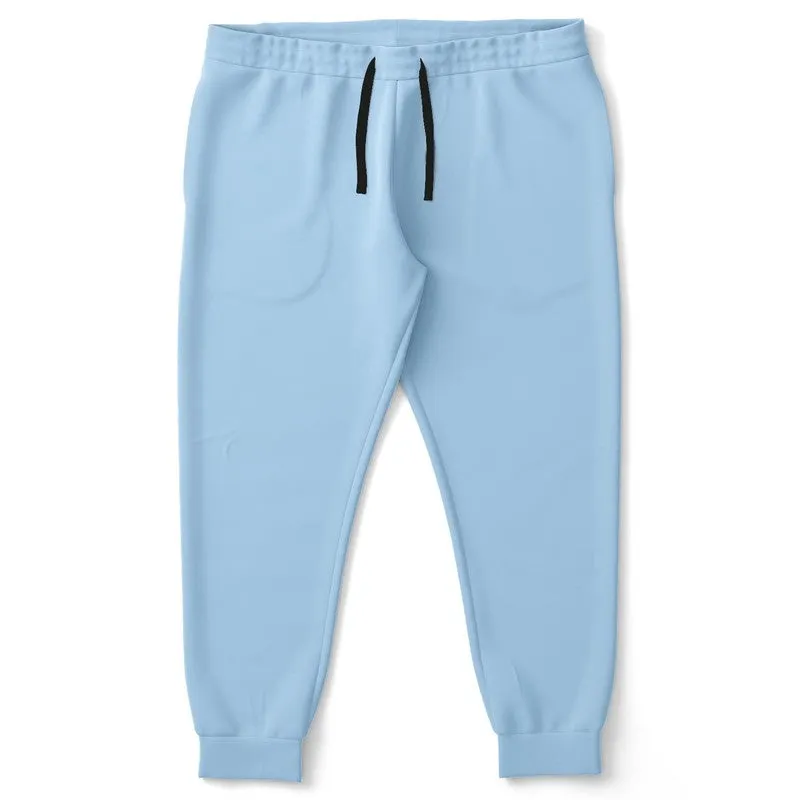 Pale Pastel Cyan Joggers | Unisex | with PLUS sizes | Bright Pale Pastel Cyan | C30M8Y0K0