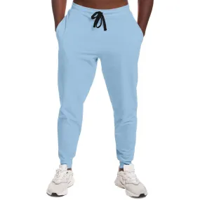 Pale Pastel Cyan Joggers | Unisex | with PLUS sizes | Bright Pale Pastel Cyan | C30M8Y0K0