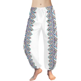 Palestinian Tatreez print Women's All Over Print Harem Pants (Model L18)