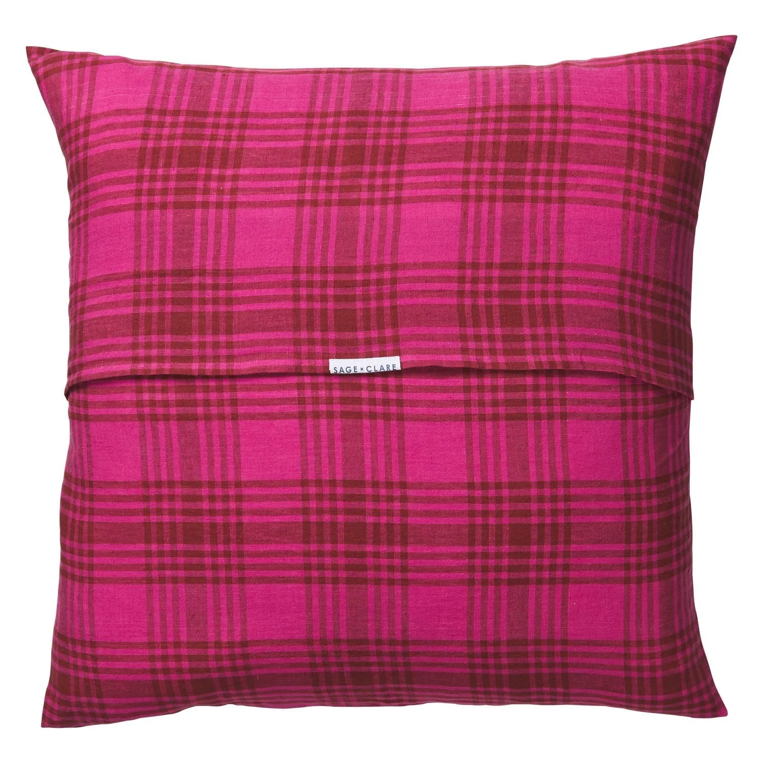 Pello Linen Euro Pillowcase Set Bougainvillea