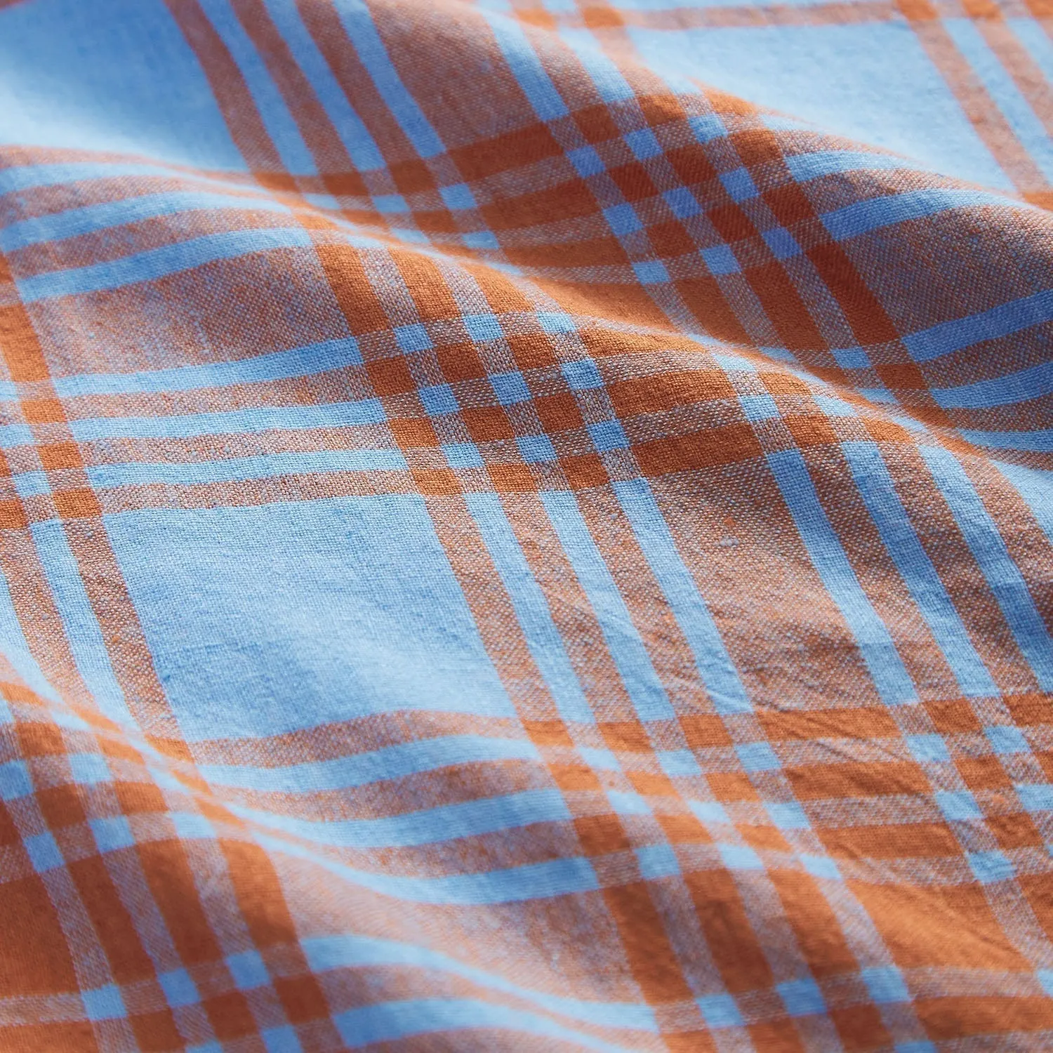 Pello Linen Sheets - Blue Jay - Fitted Sheet