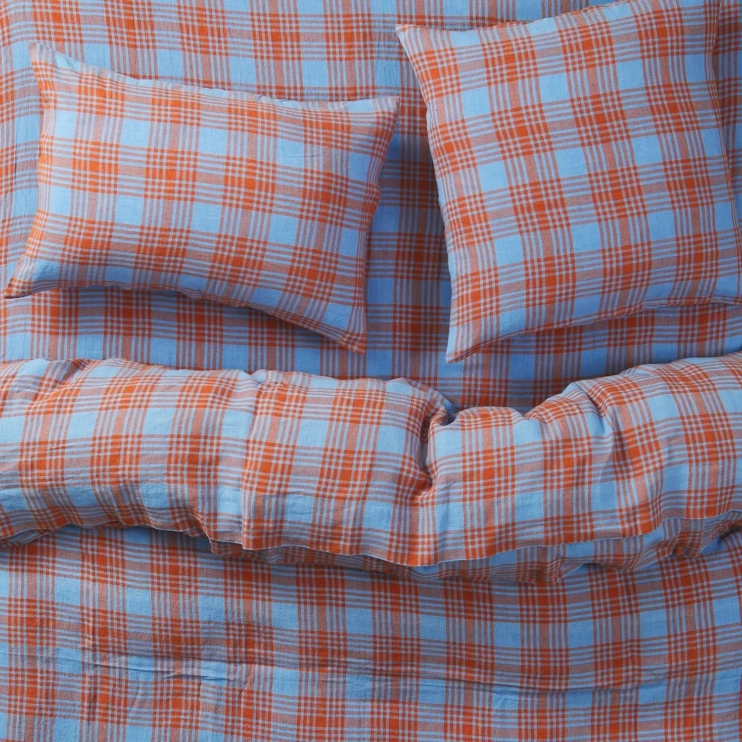 Pello Linen Sheets - Blue Jay - Fitted Sheet