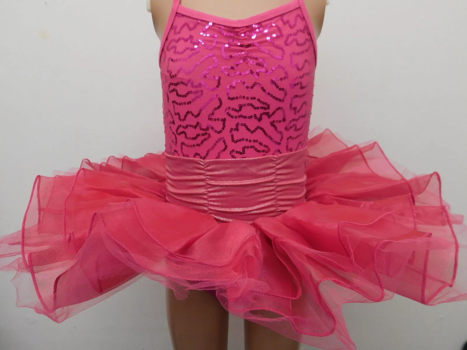 Pre-Owned Costume IBTOM   Medium Child Hot Pink  Ballet