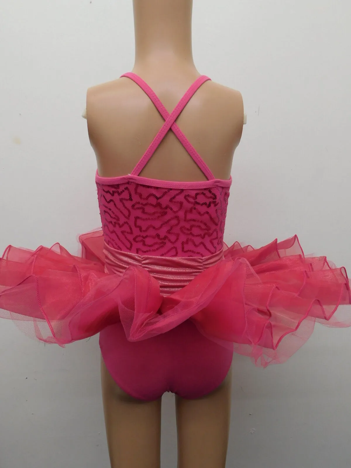 Pre-Owned Costume IBTOM   Medium Child Hot Pink  Ballet