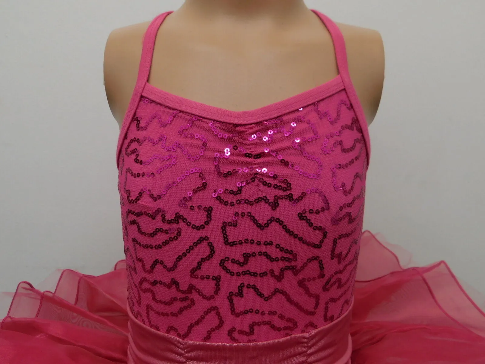 Pre-Owned Costume IBTOM   Medium Child Hot Pink  Ballet