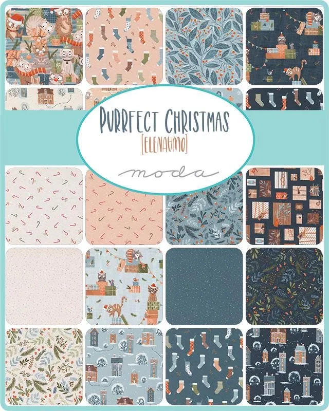 Purrfect Christmas Layer Cake - Moda 39040LC