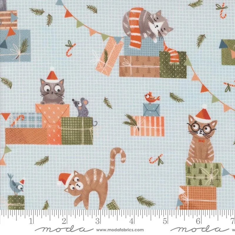 Purrfect Christmas Layer Cake - Moda 39040LC