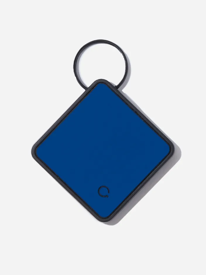 QALO TraQ Classic Navy Silicone Dog ID Tag