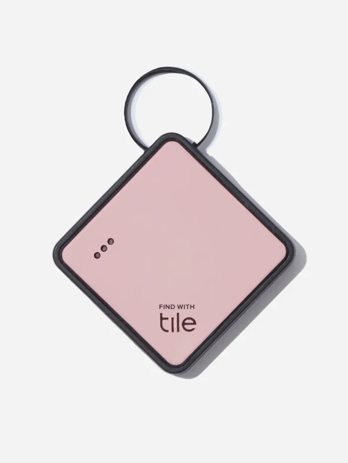 QALO TraQ Pastel Pink Silicone Dog ID Tag