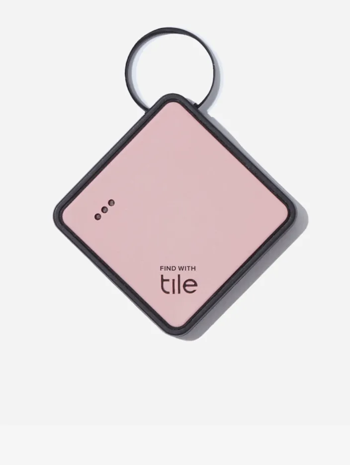 QALO TraQ Pastel Pink Silicone Dog ID Tag