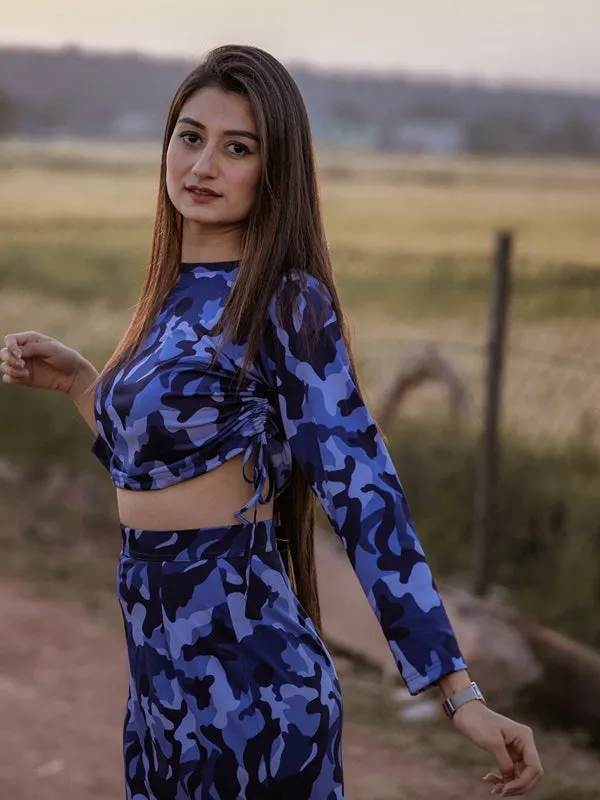 Rachel Drawstring Pullover Crop Top