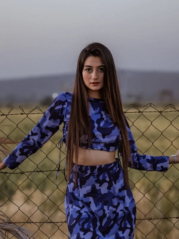 Rachel Drawstring Pullover Crop Top