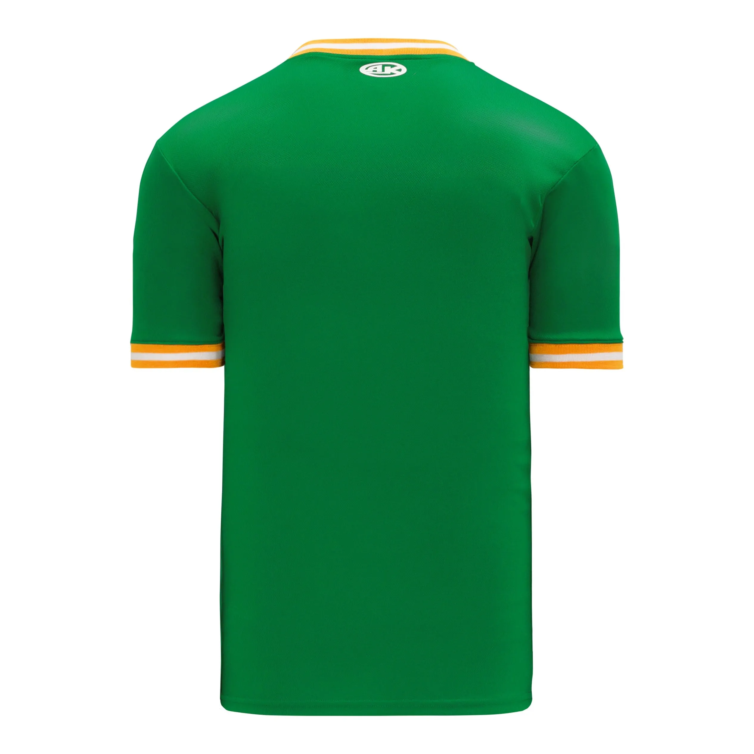 Retro V-Neck Dry Flex Pullover Kelly Green-Gold Jersey