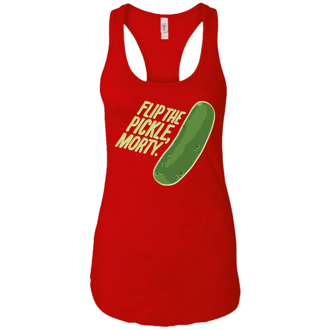 Rick And Morty Flip The Pickle Quote Women Tank
