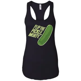 Rick And Morty Flip The Pickle Quote Women Tank