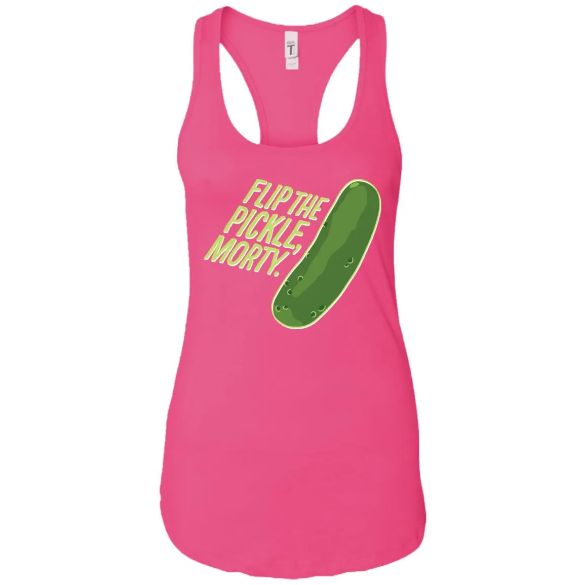 Rick And Morty Flip The Pickle Quote Women Tank