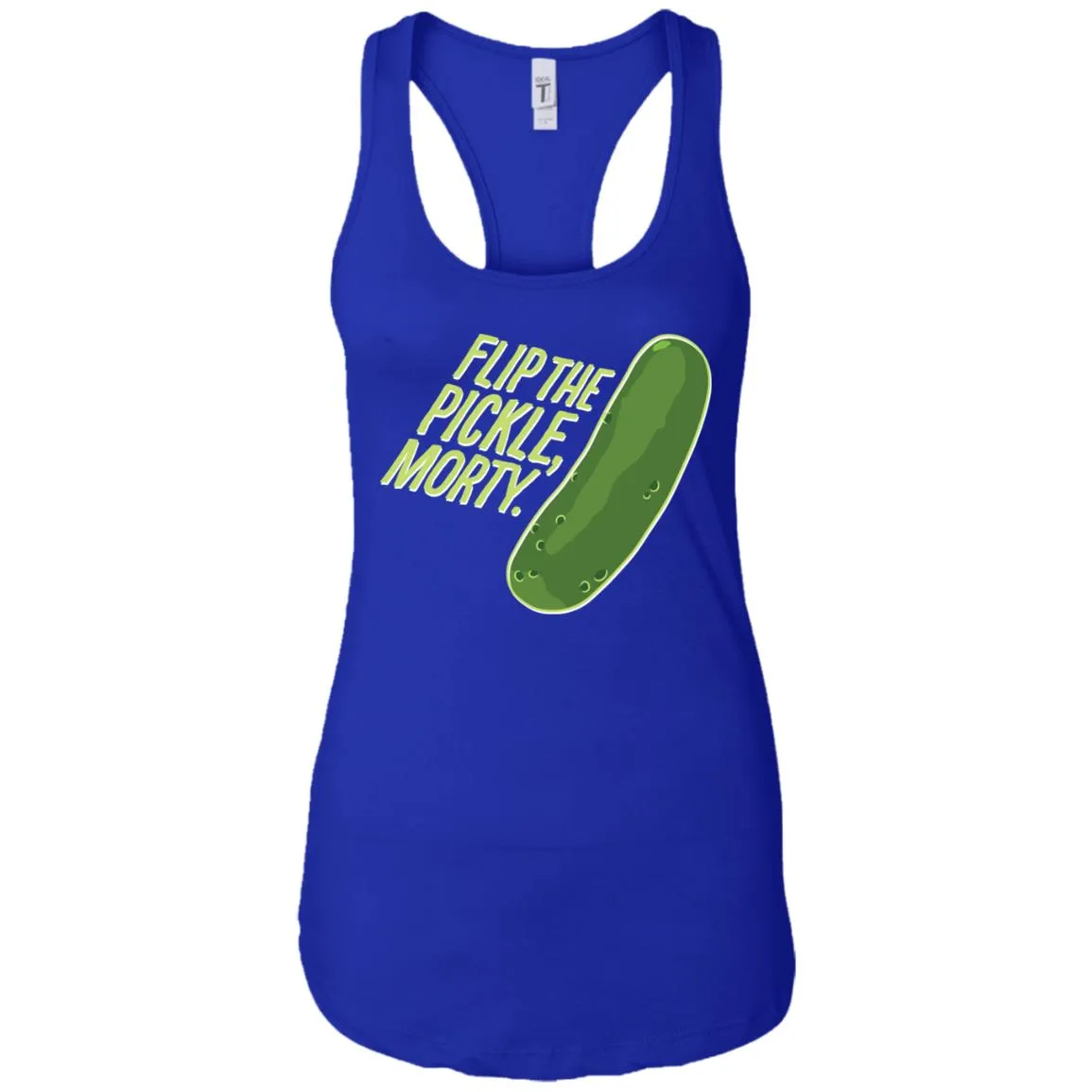 Rick And Morty Flip The Pickle Quote Women Tank