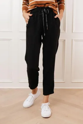 Riley Black Joggers