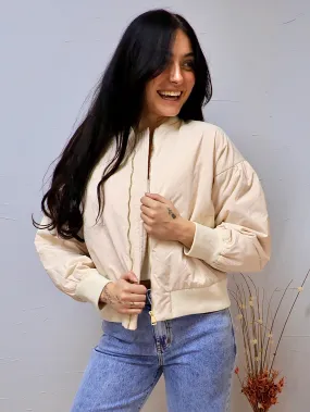 Rose's Quilted Bomber Jacket