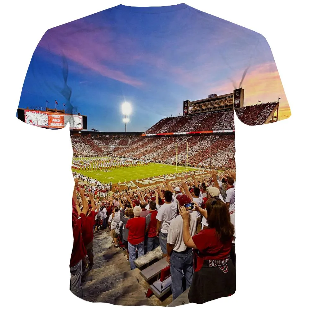 Rugby T-shirt Men Power Tshirts Novelty Game Tshirts Cool Lawn T-shirts Graphic