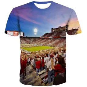 Rugby T-shirt Men Power Tshirts Novelty Game Tshirts Cool Lawn T-shirts Graphic