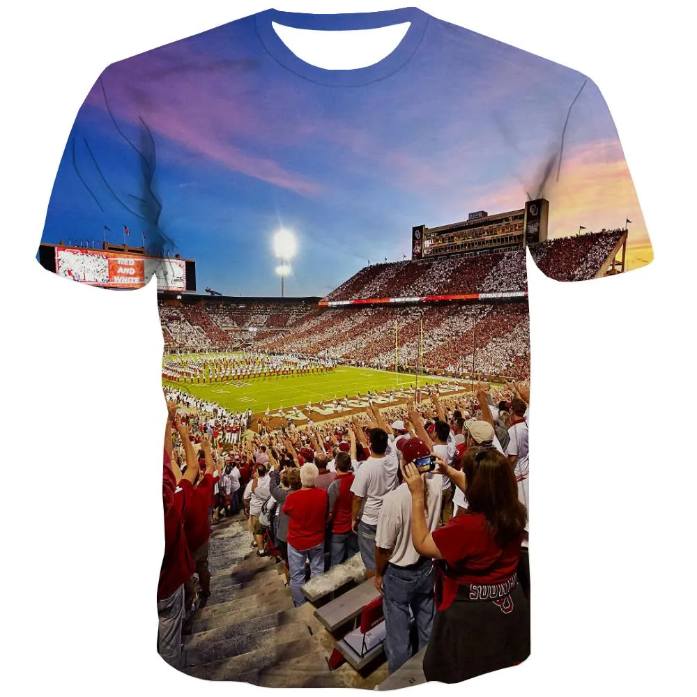 Rugby T-shirt Men Power Tshirts Novelty Game Tshirts Cool Lawn T-shirts Graphic