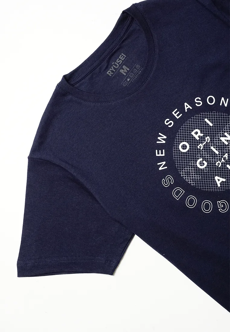 Ryusei Tshirt Season Authentic Navy