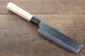 Sakai Takayuki 45 Layer Damascus AUS10 Nakiri Japanese Chef Knife 160mm with Magnolia Handle