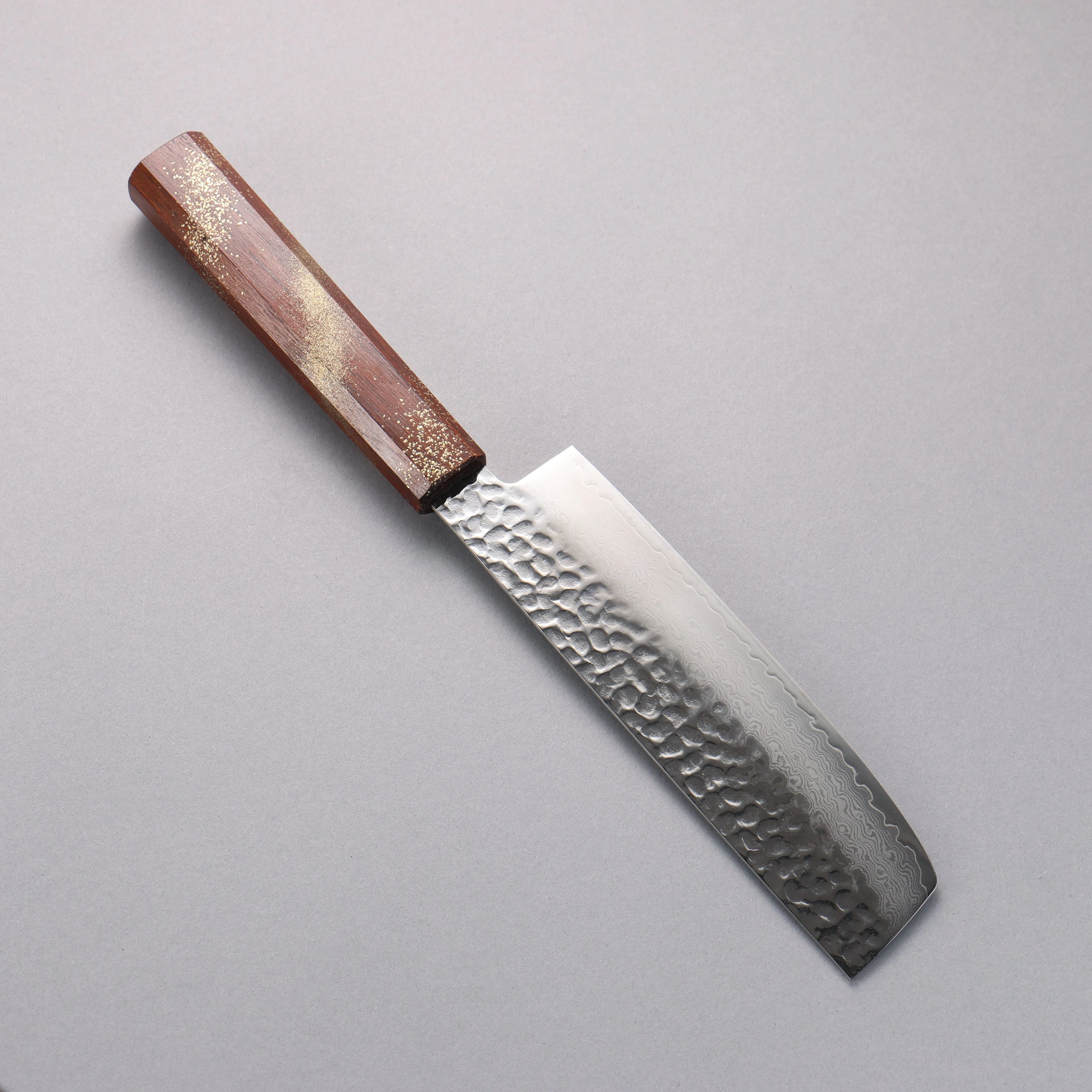 Sakai Takayuki VG10 33 Layer Damascus Nakiri 160mm Live oak Lacquered (Seiren) Handle