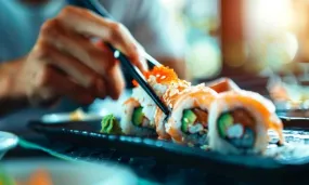Signature 2-Course Combo: Fried Rice & Sushi Special