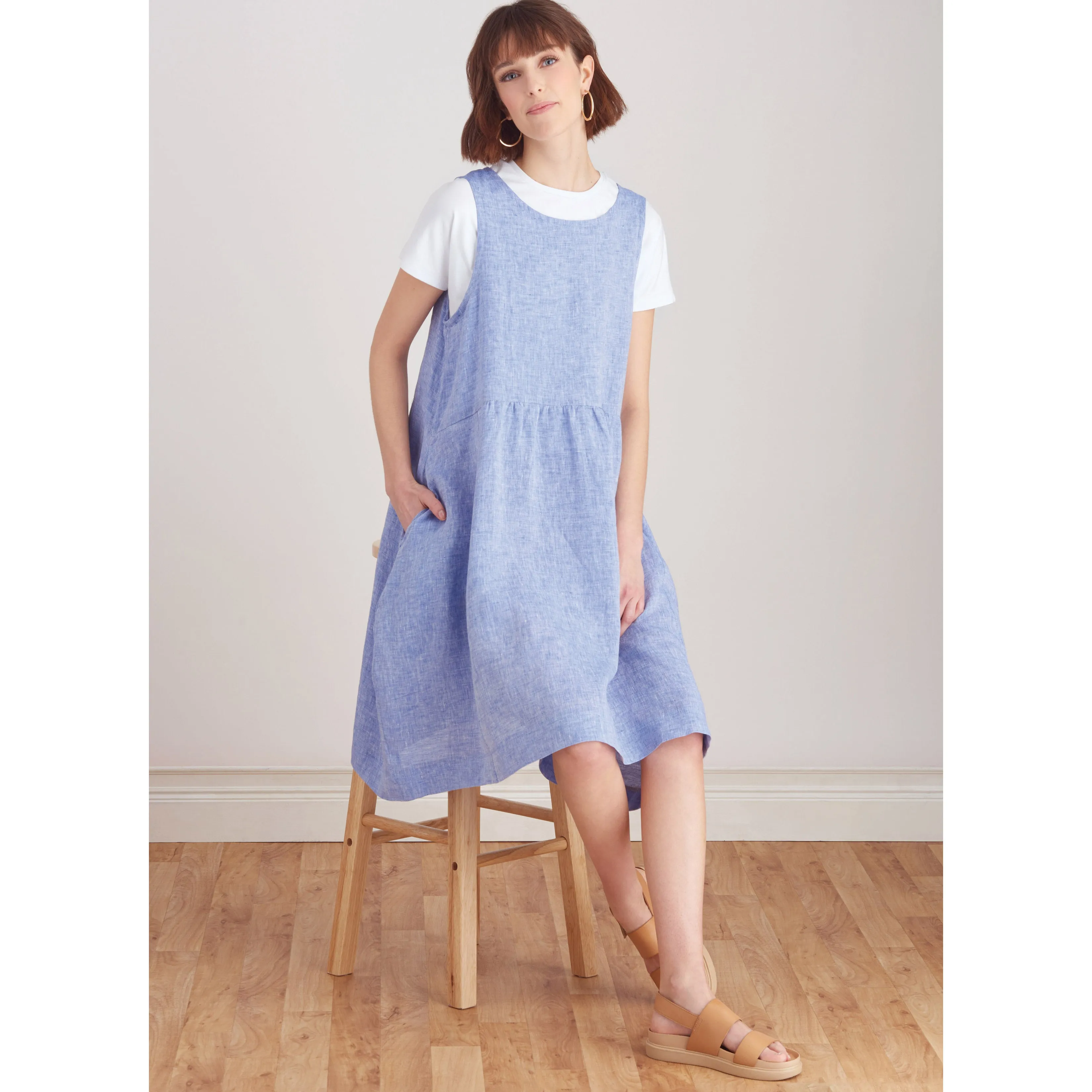 Simplicity Pattern SS9596 Misses' Pullover Dress and Knit Top by Elaine Heigl
