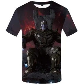 Skull T shirts Men Metal Shirt Print Galaxy Space T shirts Funny War Tshirts Novelty Gothic Tshirt Anime Short Sleeve Full Print