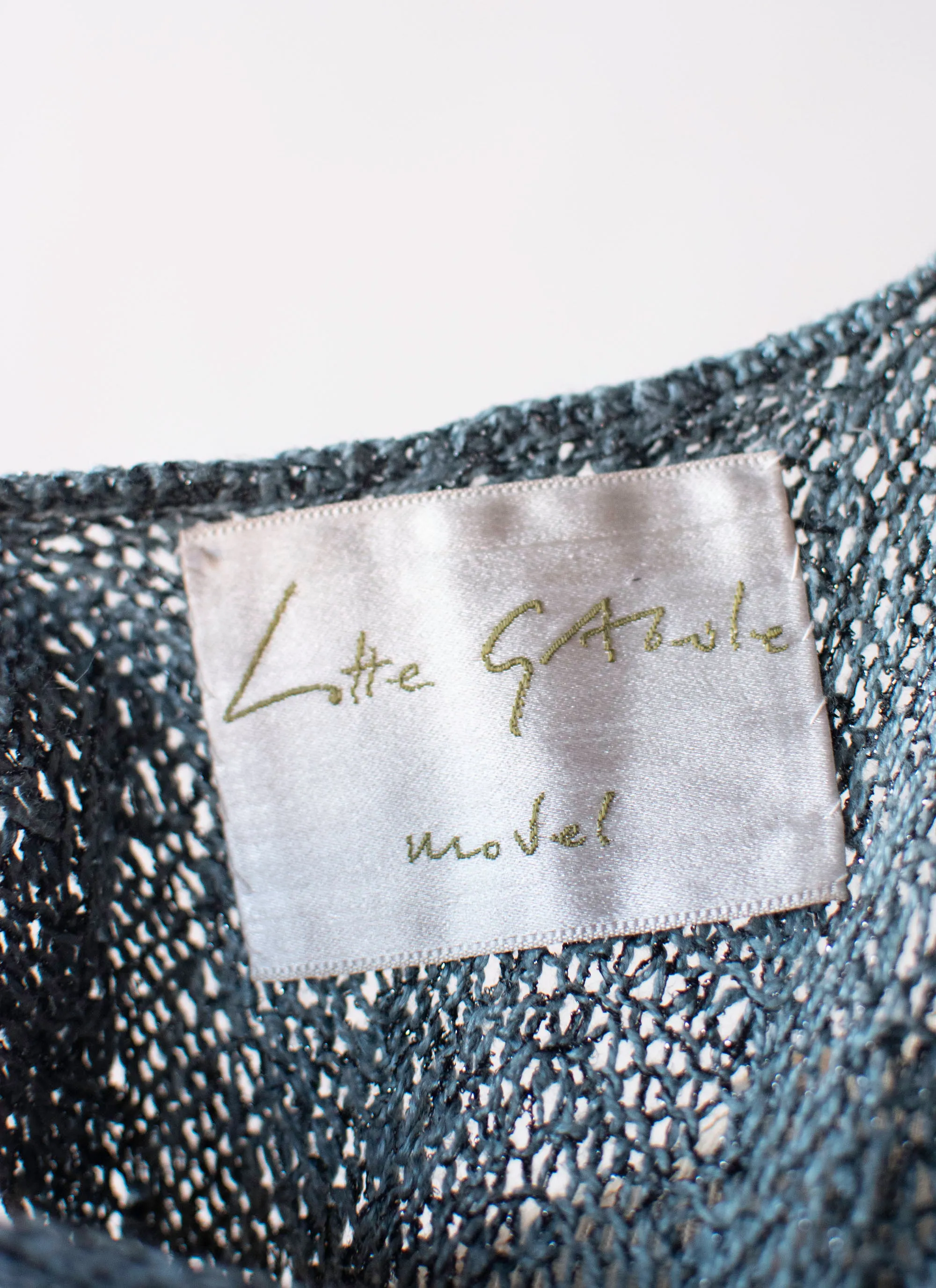 Slate Blue Knit Dress | Lotte Gabole