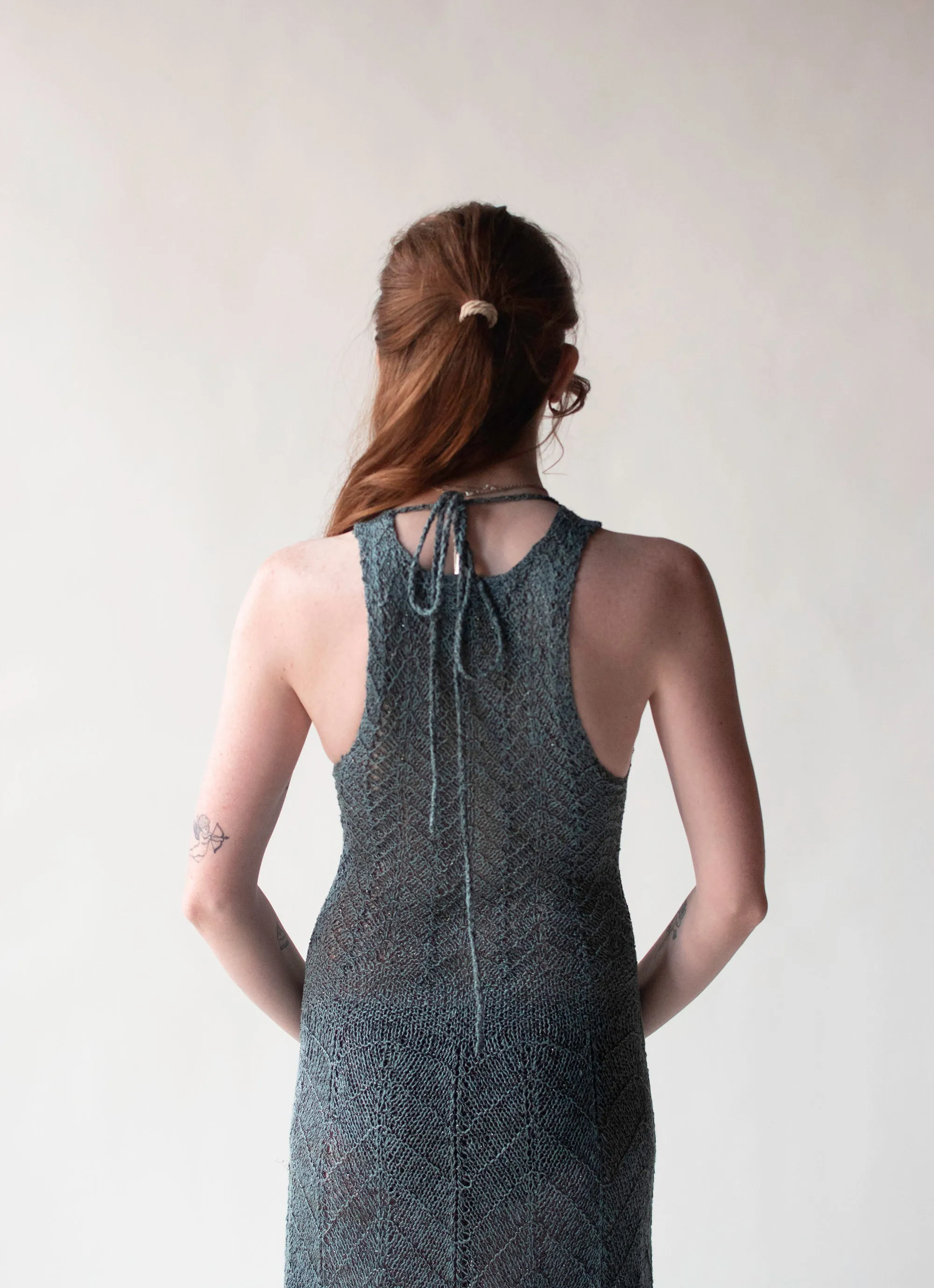 Slate Blue Knit Dress | Lotte Gabole