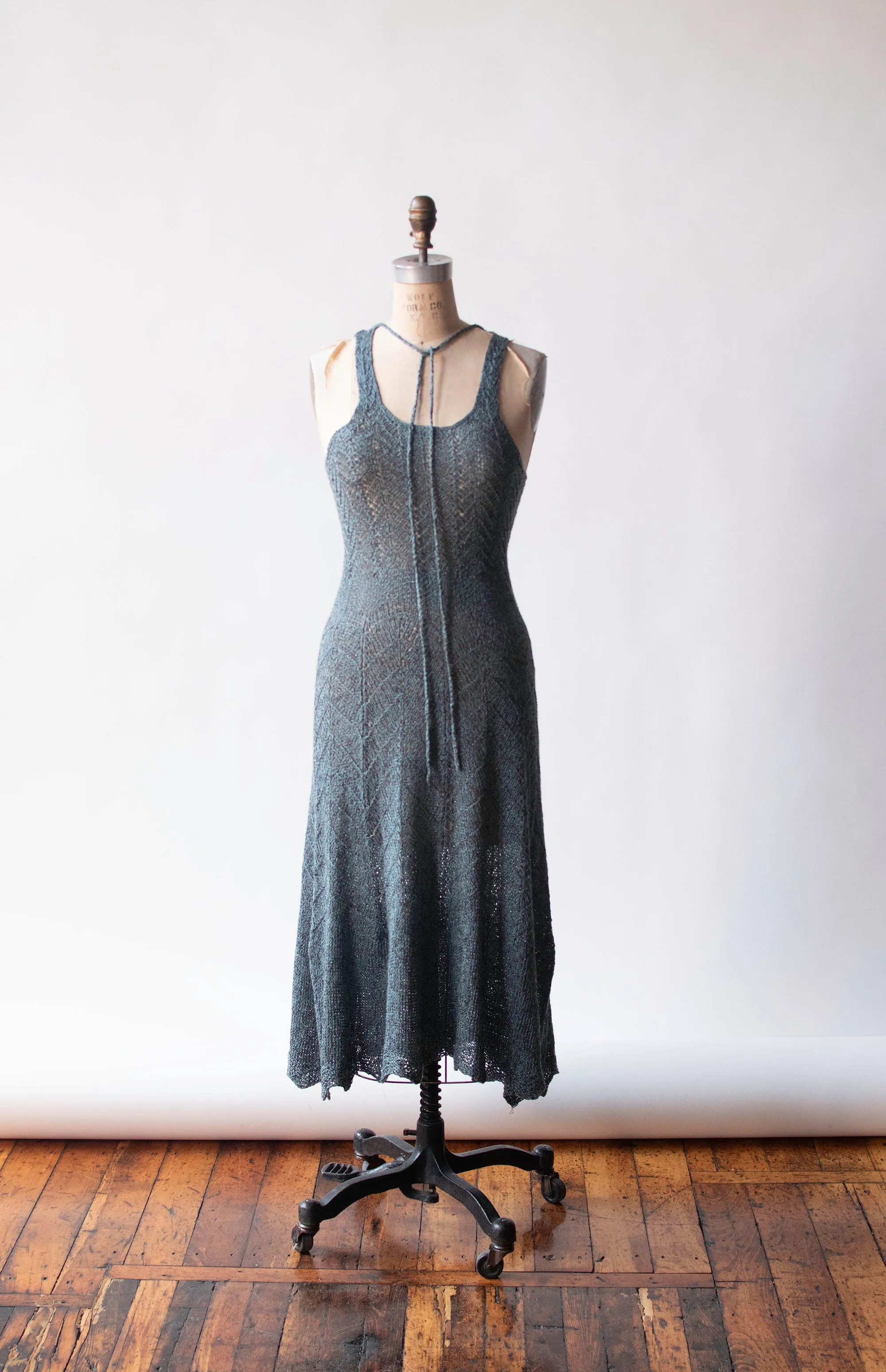Slate Blue Knit Dress | Lotte Gabole