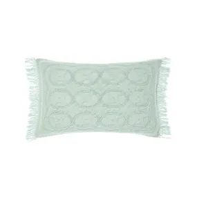 Somers Mint Pillow Sham (Pair) by Linen House