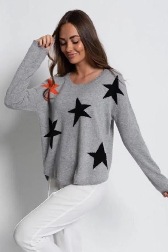 Star Crewneck-Multi